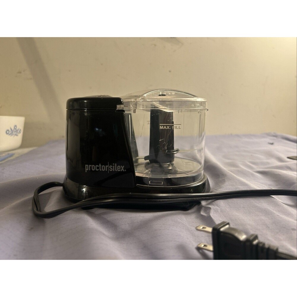 Proctor Silex 72507 1.5 Cup Food Chopper - Black Works Small Kitchen Studio